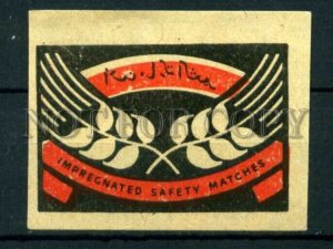 500348 Vintage arabian match label