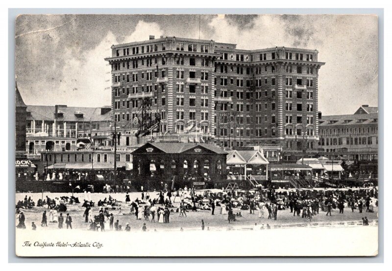 Chalfonte Hotel Atlantic CIty New Jersey NJ UDB Postcard W11