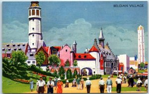 M-22902 The Belgian Village Chicago World's Fair Chicago Illinois