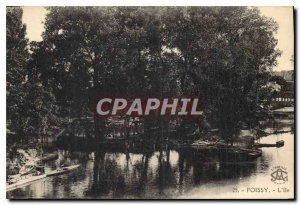 Old Postcard Poissy L'lle