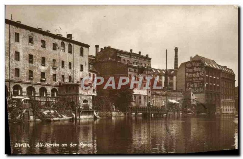 Postcard Old Berlin Alt Berlin An Der Spree Otto Weber