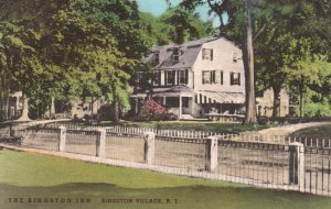The Kingston Inn Hotel Little Rest Village Rhode Island R.I. Vintage Postcard