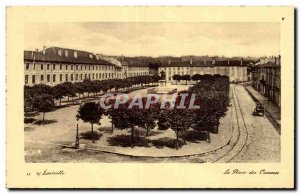 Old Postcard Luneville Place des Carmelites