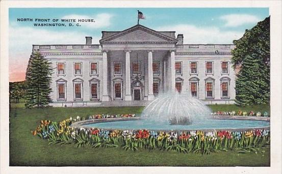 North Front Of White House Washington D C