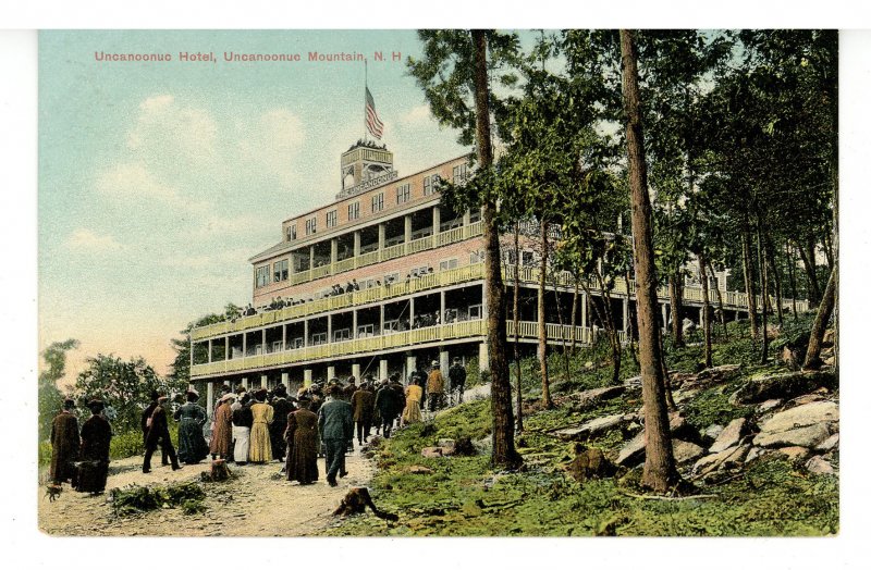 NH - Manchester. Uncanoonuc Hotel on Uncanoonuc Mountain