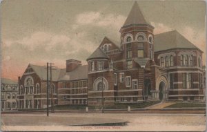 Postcard Library Lawrence MA 1907