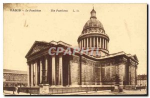 Postcard Old Paris Pantheon