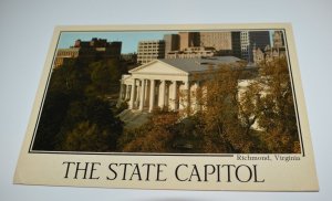 The State Capitol Richmond Virginia Postcard Virginia Photo Color Cards VA 056-B