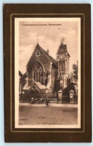 NEWMARKET, SUFFOLK U.K. ~ High Street CONGREGATIONAL CHURCH c1910s  Postcard