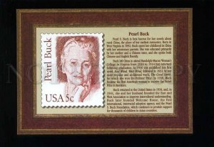 208034 USA Great American Woman Pearl Buck postcard