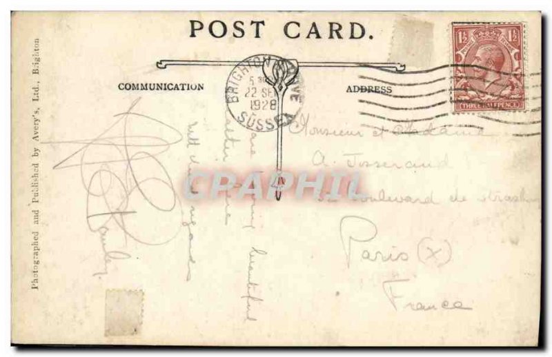 Old Postcard Hove Lawns