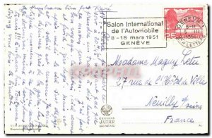 Modern Postcard Geneve Bridges on the Rhone Switzerland