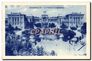 Old Postcard Marseille Le Palais Longchamp