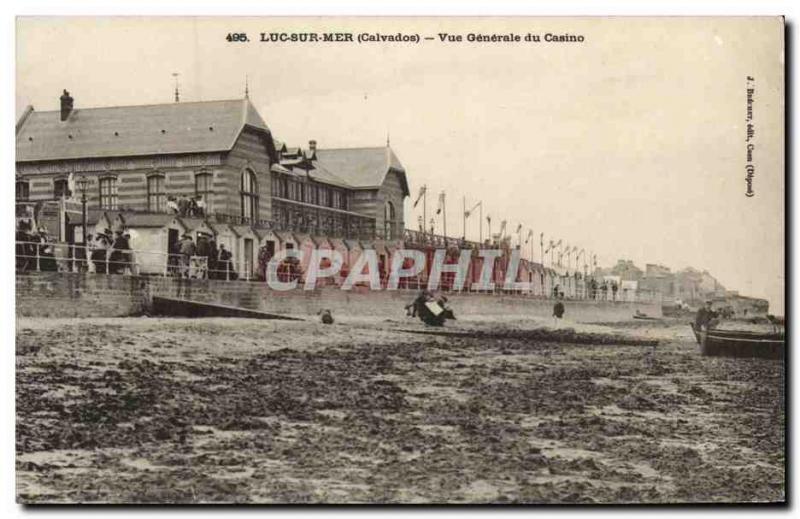 Old Postcard Luc Sur Mer Vue Generale Du Casino