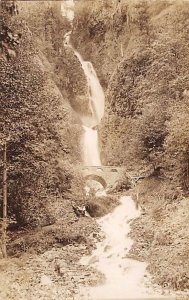 Multnomah Falls real photo - Columbia River Highway, Oregon OR  