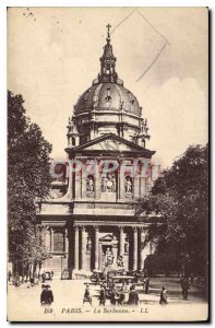 Postcard Old Paris Sorbonne