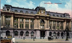 Belgium Brussels Bruxelles Grand Poste Postcard C369