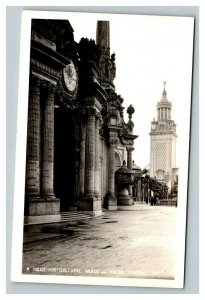 Vintage 1900's RPPC Postcard Panama Pacific Exposition Horticulture Palace