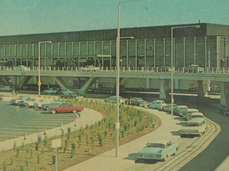 Chicago O'Hare International Airport Chicago Illinois birds eye terminal E122 