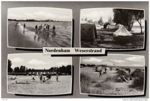 RP, 4- Views, Weserstrand, Nordenham, Lower Saxony, Germany, 1920-1940s