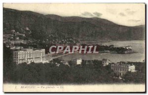 Old Postcard Beaulieu Vue Generale