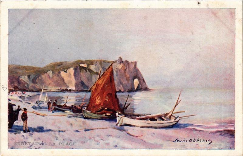 CPA ETRETAT-La Plage (347719)