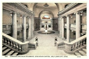 Corridor and Main Stairways, Utah State Capitol