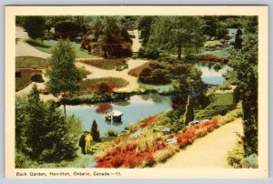 Rock Garden, Hamilton, Ontario, Vintage PECO Postcard #2