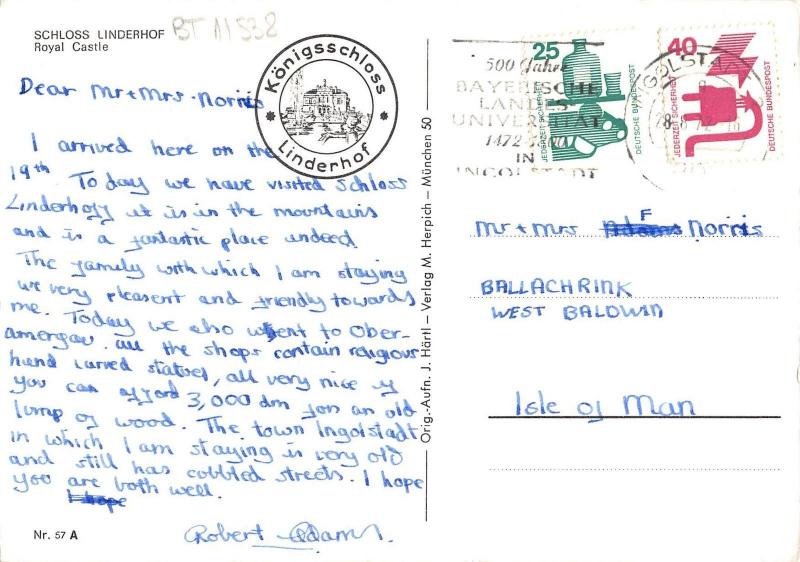 BT11538 Schloss linderhof royal castle         Germany