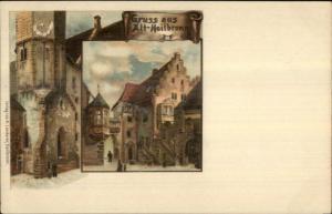 Gruss Aus Alt-Heilbronn c1900 Postcard