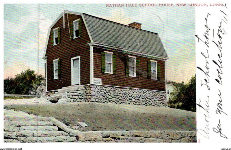 Connecticut  New London ,  Nathan Hall School House