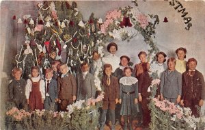 J31/ Two Buttes Colorado Postcard c1910 Lamar Christmas Tree Children 217