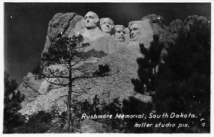 Rushmore Memorial real photo Black Hills SD 