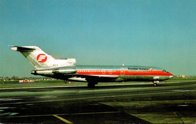 Airplanes Frontier Horizon Boeing 727-23 At LaGuardia Airport New York City