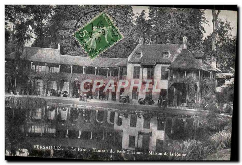 Old Postcard Versailles Park Hameau Du Petit Trianon House Queen