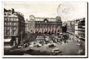 Old Postcard Paris Gare Saint Lazare THE Peugeot Advertisement