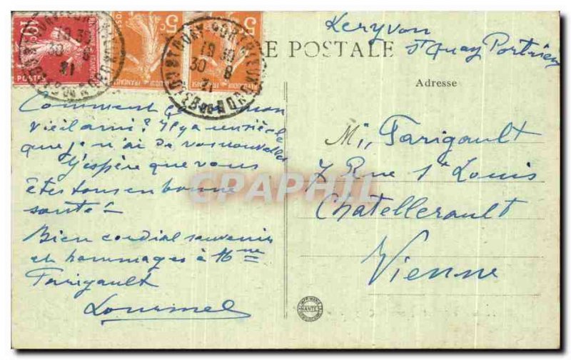 Postcard Old Saint Quay Portrieux Brittany Veu Generale Du Port