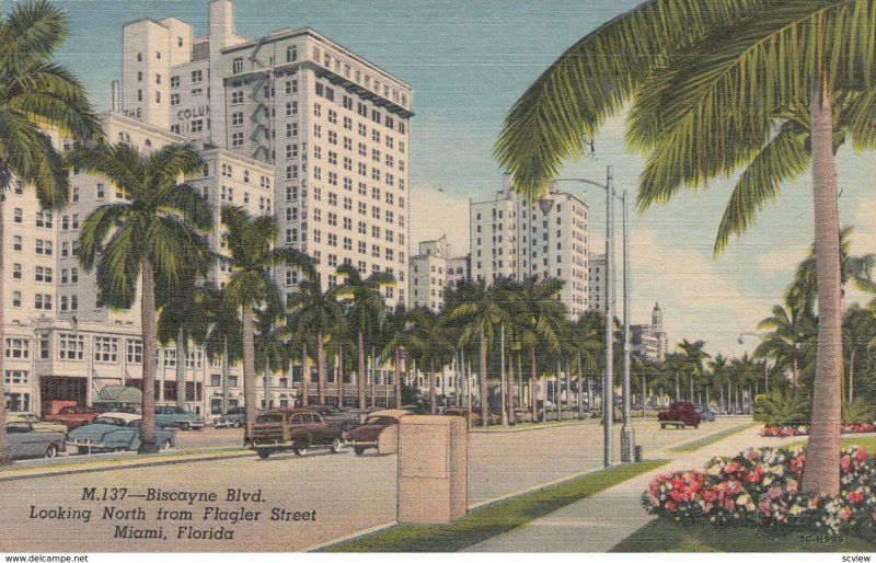 Miami , Florida , 30-40s ; Biscayne Blvd.