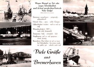 Wegen Mangel an Zeit oder, Viele Grube Bremerhaven Germany 1957 
