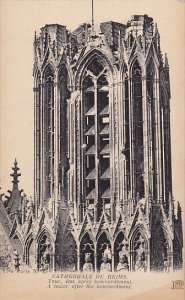 France Reims Cathedrale Tour etat apres bombardement