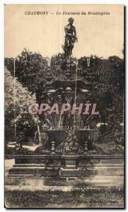 Old Postcard Chaumont The Fountain Lawn Bowling
