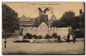 Old Postcard Dieppe War Memorial