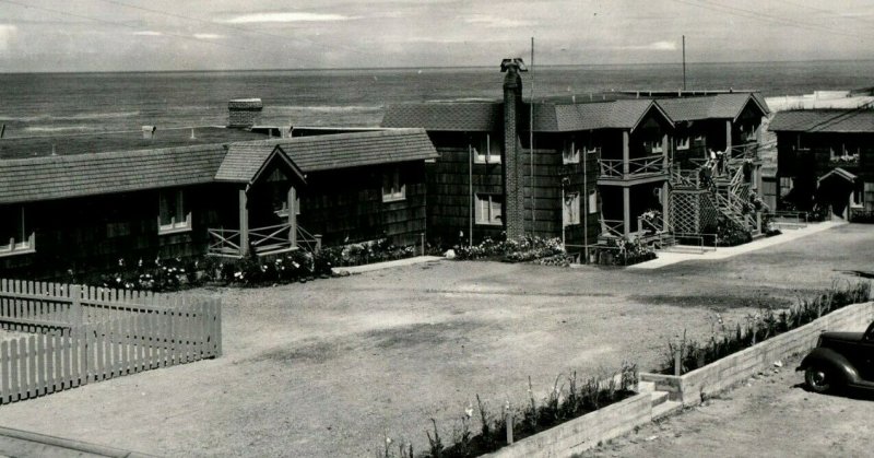 Chandler RPPC Surf Tide Apartments Braemar Beach Oregon Vintage Postcard P129