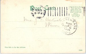 1900s Bird's Eye View St. Augustine Florida Undivided Back Postcard