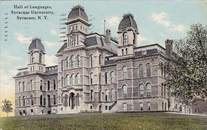 New York Syracuse Hall Of Languages Syracuse University 1912