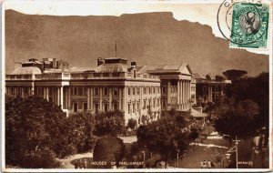 South Africa Houses Of Parliament Cape Town Vintage Postcard C135