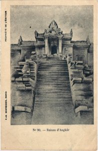 CPA AK CAMBODIA Ruines d'Angkor (85774)