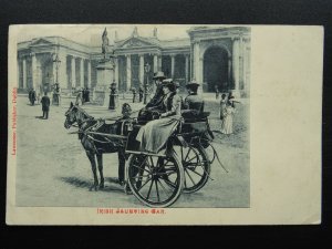 Ireland Dublin IRISH JAUNTING CAR & POLICEMAN c1904 Postcard by Lawrence