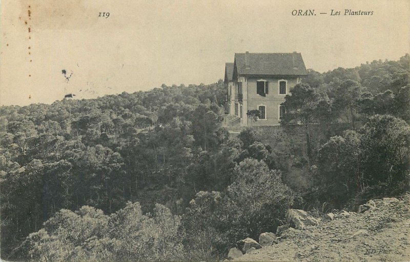 Algeria Postcard Oran forest landscape scenic view