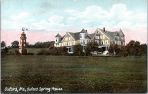 Postcard ME Oxford - Oxford Spring House with windmill